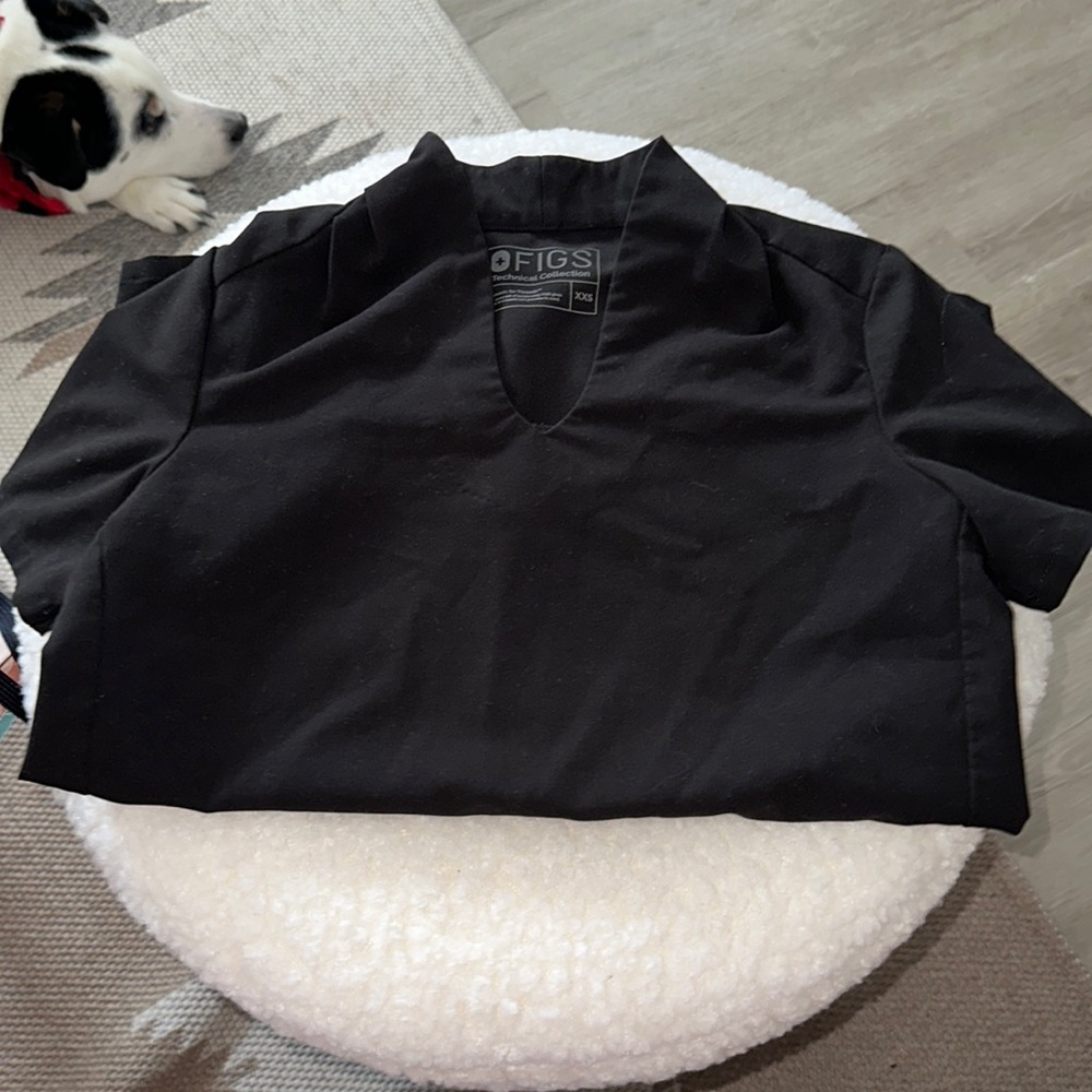 Figs xxs oversized pocket scrub top